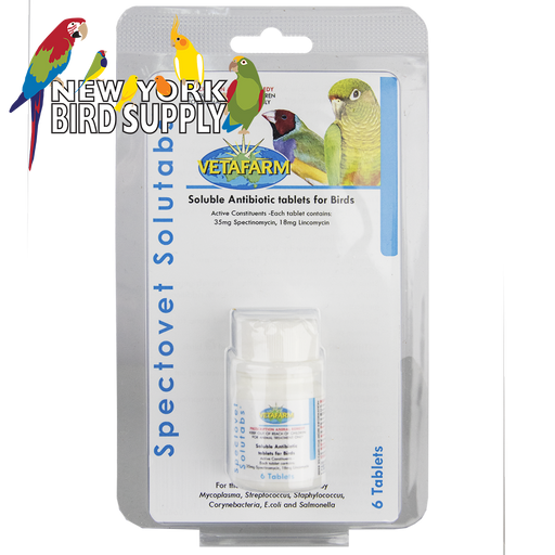 Vetafarm Spectovet Solutabs 6 Tablets - New York Bird Supply