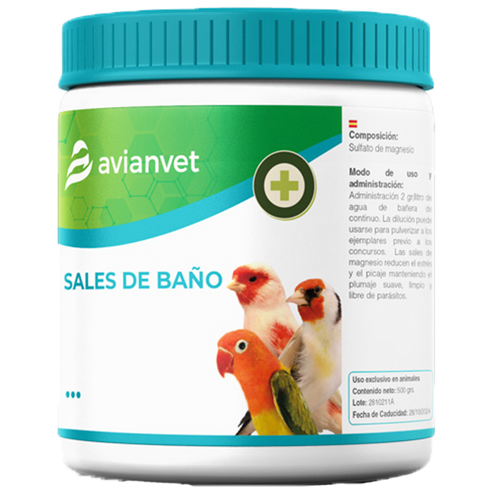 Avianvet Sales De Baño (Bath Salts) 500 g - New York Bird Supply