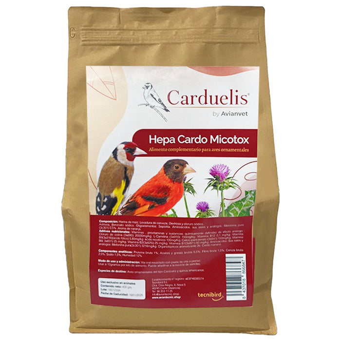 Avianvet Hepa Cardo Micotox 400 g - New York Bird Supply