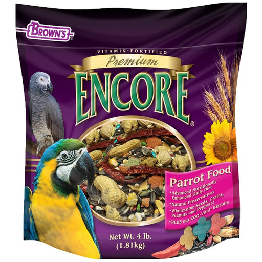 Brown's Encore Premium Parrot Food - New York Bird Supply