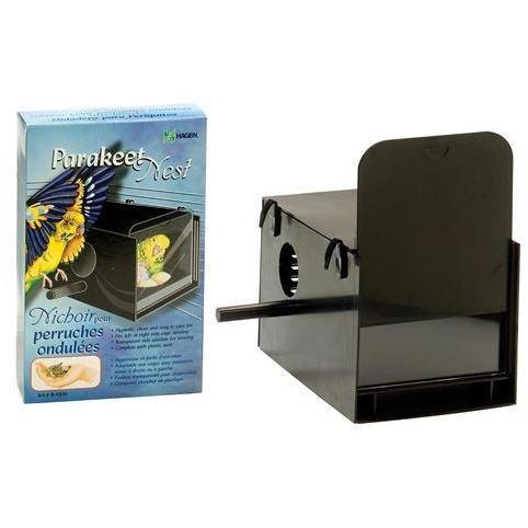 Hagen Parakeet Nest Box Black - New York Bird Supply