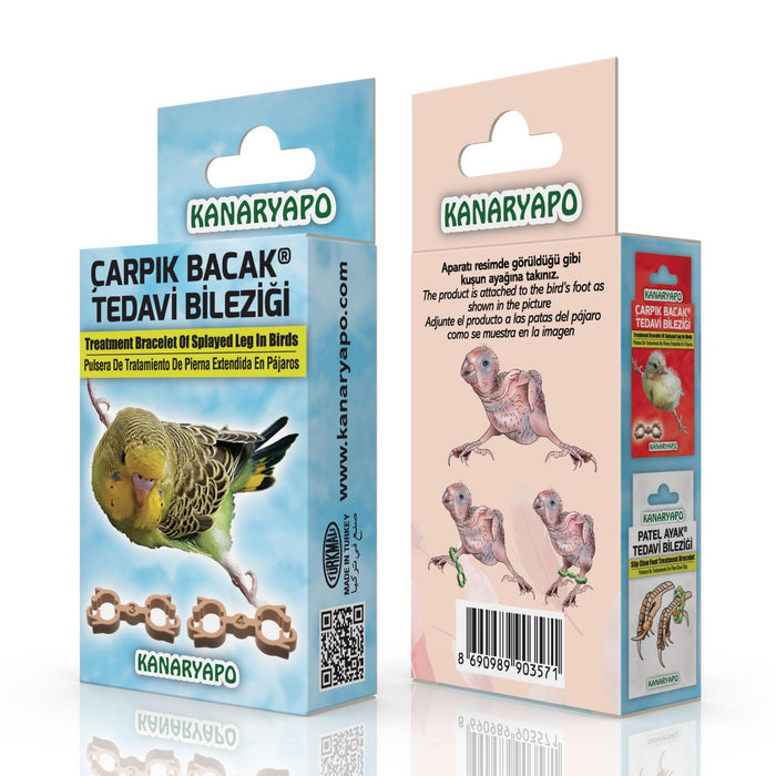 Kanaryapo Crooked Leg Treatment Bracelet ( Budgies ) - New York Bird Supply