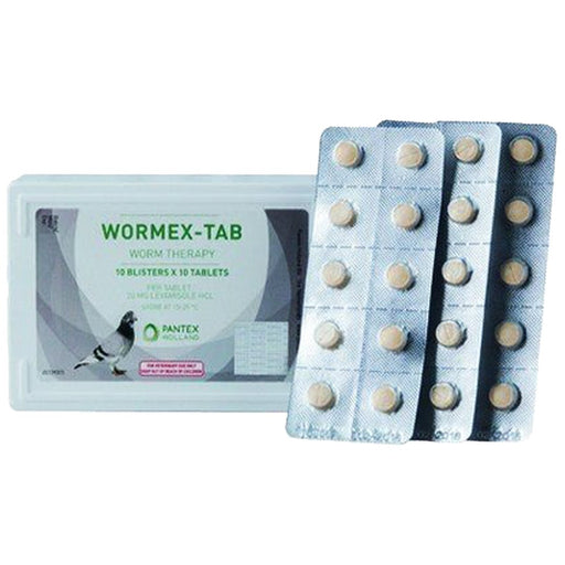 Pantex Wormex-Tab 100 Tablets - New York Bird Supply