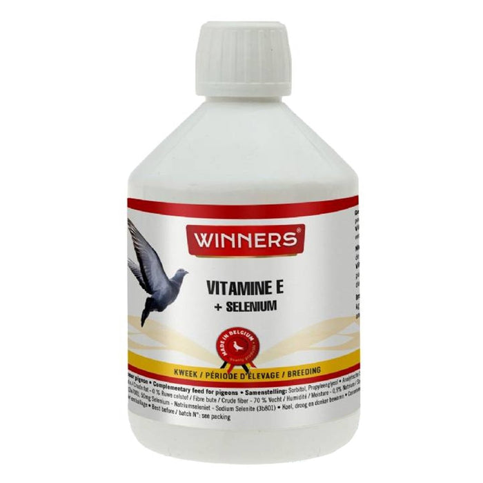 Winners Vitamine E + Selenium 500ml/ 17.6oz - New York Bird Supply