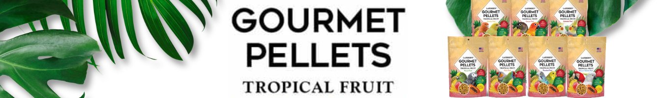 Tropical Fruit Gourmet Pellets - New York Bird Supply