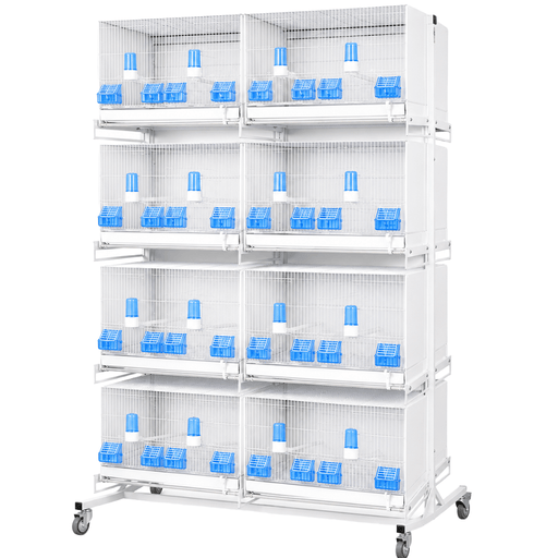 2GR Double Structure For Drawer's System 2x4 Breeding Cages Art. 347 FULL SET - New York Bird Supply