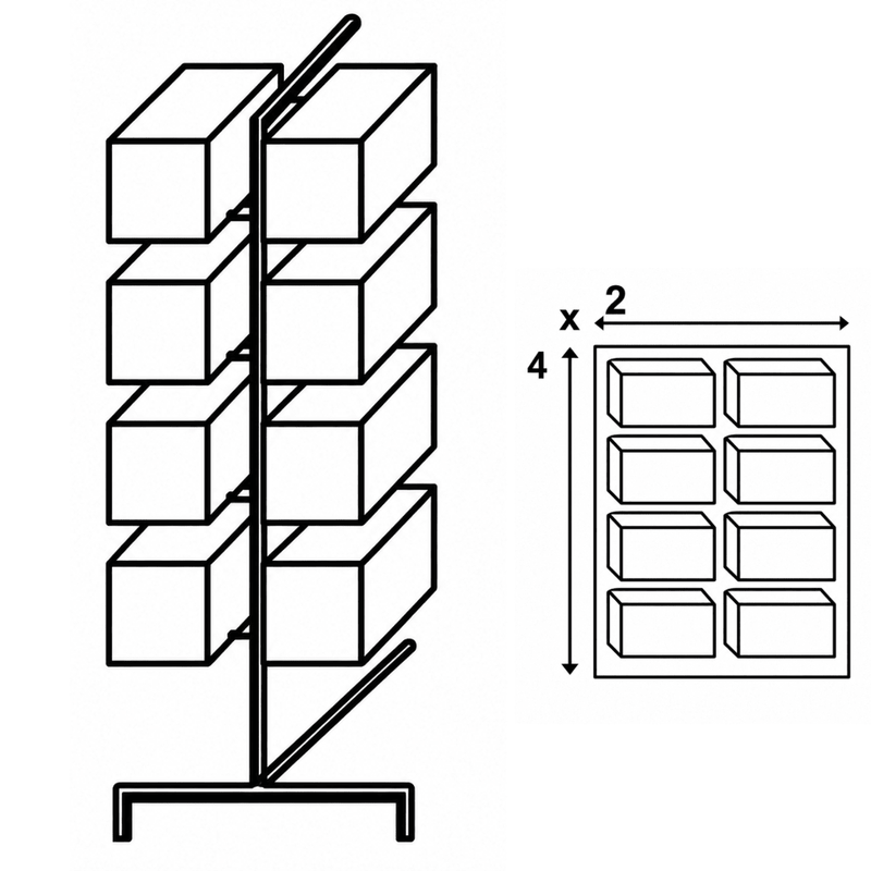 2GR Double Structure For Paper System 2x4 Art. 345 - New York Bird Supply
