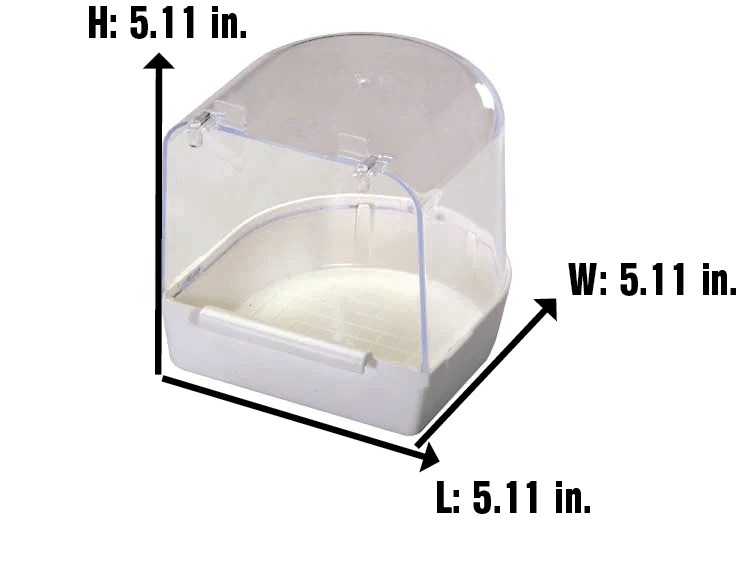 2GR Lux External Bath Art. 74 - New York Bird Supply