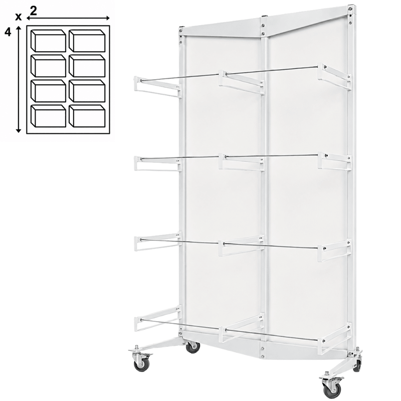 2GR Structure For Drawer's System 2x4 Breeding Cages Art. 342 FULL SET - New York Bird Supply