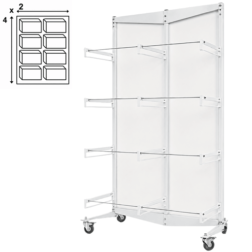 2GR Structure For Drawer's System 2x4 Breeding Cages Art. 342 FULL SET - New York Bird Supply