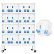 2GR Structure For Drawer's System 2x4 Breeding Cages Art. 439 FULL SET - New York Bird Supply