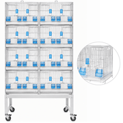2GR Structure For Drawer's System 2x4 Breeding Cages Art. 439 FULL SET - New York Bird Supply