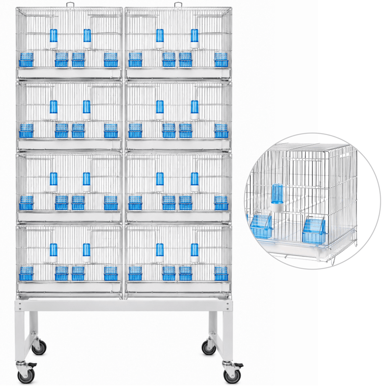 2GR Structure For Drawer's System 2x4 Breeding Cages Art. 439 FULL SET - New York Bird Supply