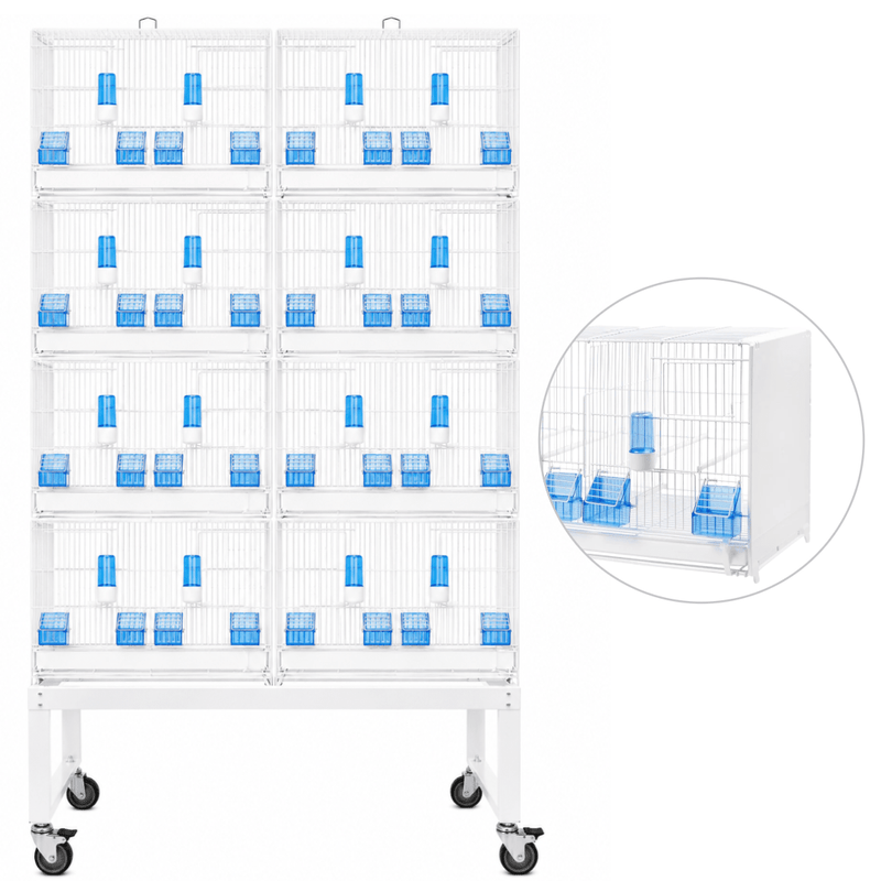 2GR Structure For Drawer's System 2x4 Breeding Cages Art. 439 FULL SET - New York Bird Supply