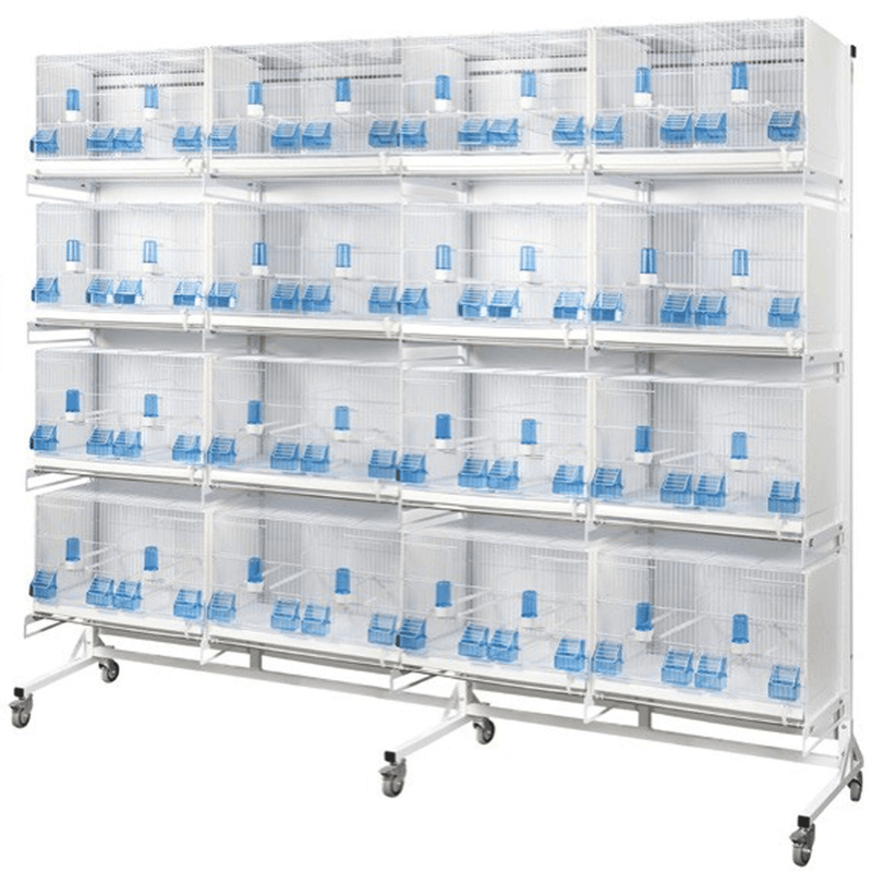 2GR Structure For Drawer's System 4x4 Breeding Cages Art. 343 FULL SET - New York Bird Supply