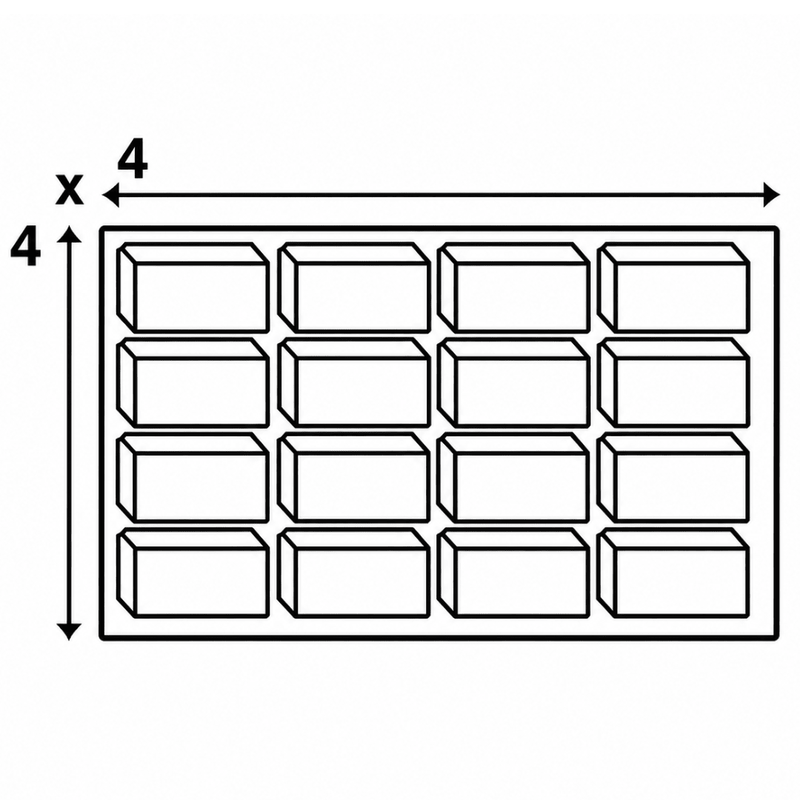 2GR Structure For Paper System 4x4 Breeding Cages Art. 341 FULL SET - New York Bird Supply