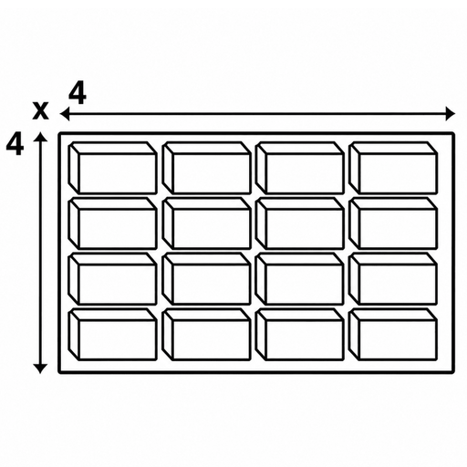2GR Structure For Paper System 4x4 Breeding Cages Art. 341 FULL SET - New York Bird Supply