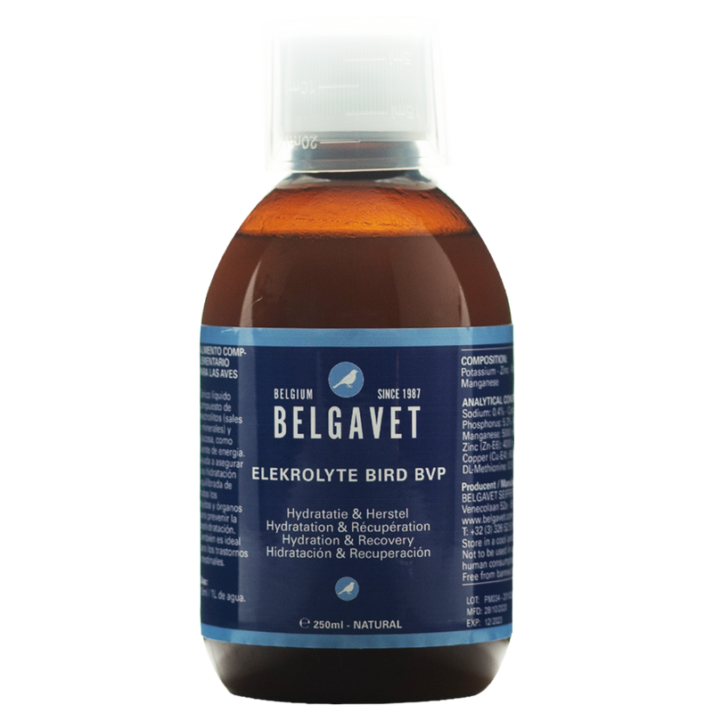 BelgaVet Elektrolyte Liquid Bird BVP 250 ml - New York Bird Supply