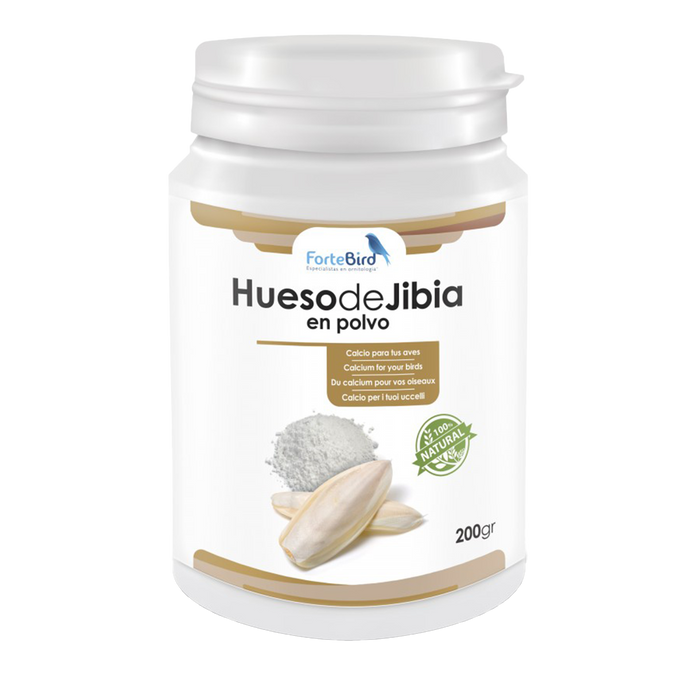 ForteBird Hueso de Jibia en polvo (Cuttlebone Powder)