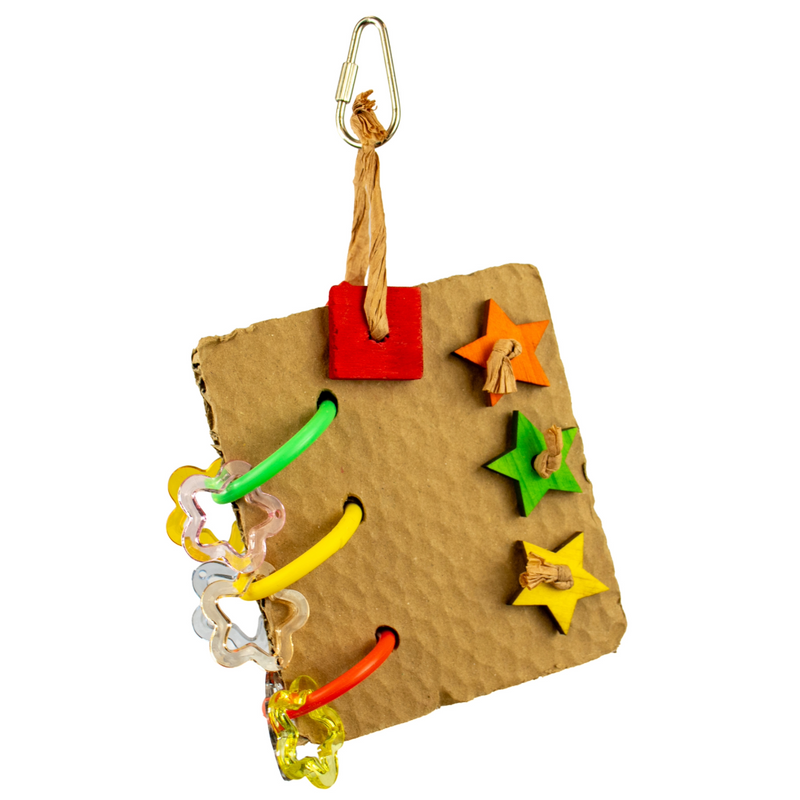 A&E Paperback Peck-a-Page Bird Toy