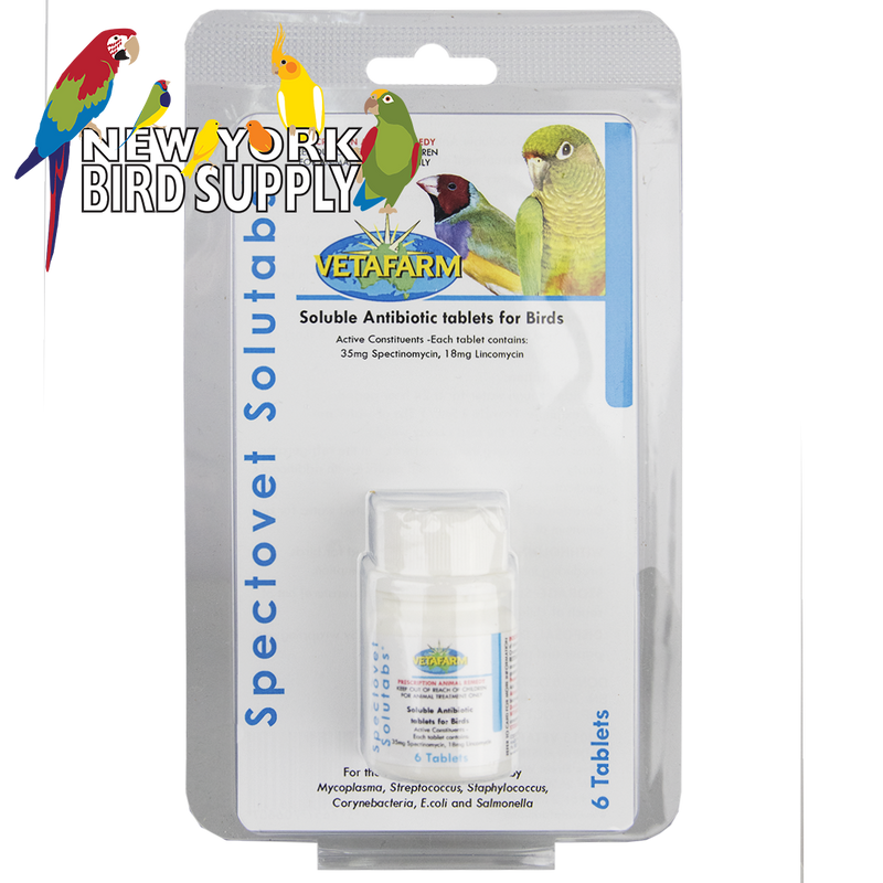 Vetafarm Spectovet Solutabs 6 Tablets - New York Bird Supply