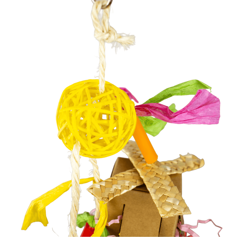 A&E Confetti Crinkle Cubes Bird Toy - New York Bird Supply