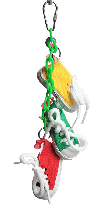 A&E Happy Beaks Sneakers on a Line - New York Bird Supply