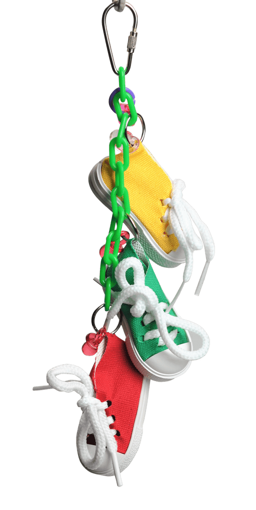 A&E Happy Beaks Sneakers on a Line - New York Bird Supply