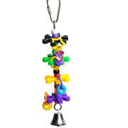 A&E Happy Beaks Tiny Rings and Stars toy - New York Bird Supply