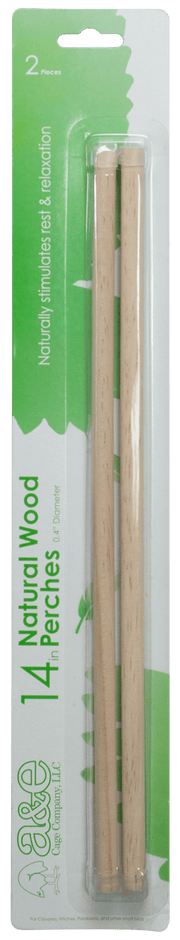 A&E Natural Wood Perches - New York Bird Supply