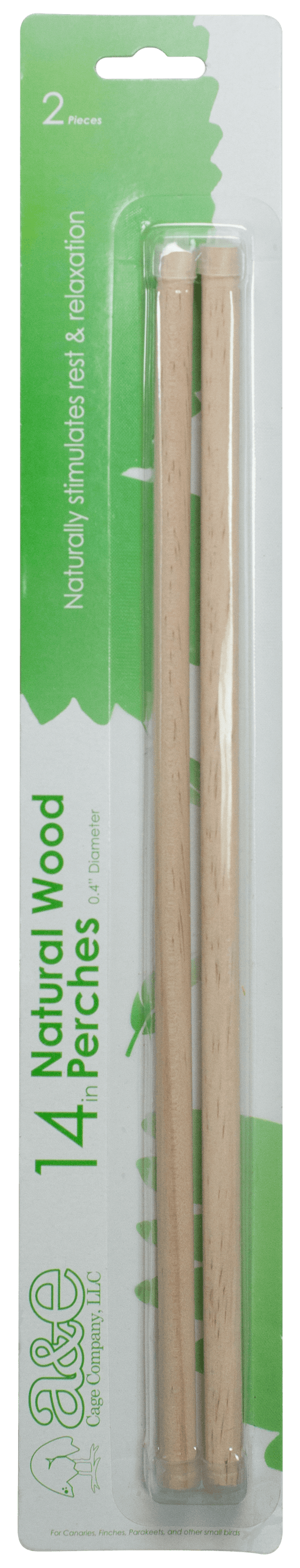 A&E Natural Wood Perches - New York Bird Supply