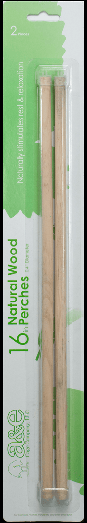 A&E Natural Wood Perches - New York Bird Supply