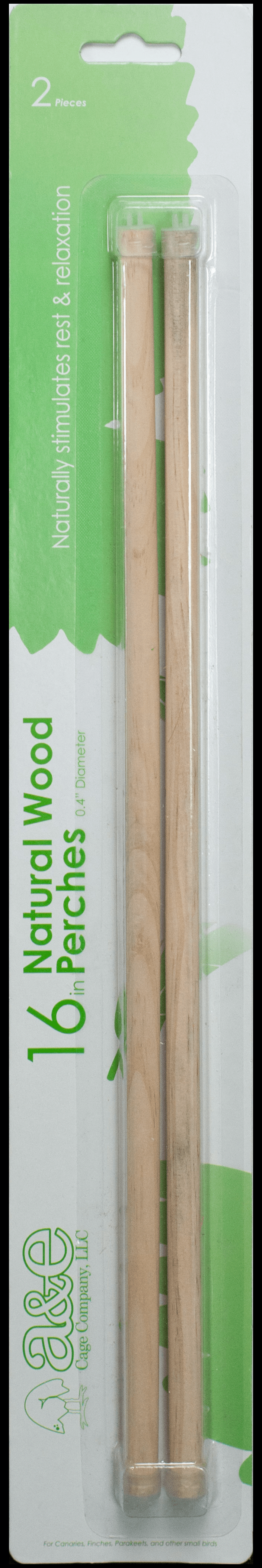 A&E Natural Wood Perches - New York Bird Supply