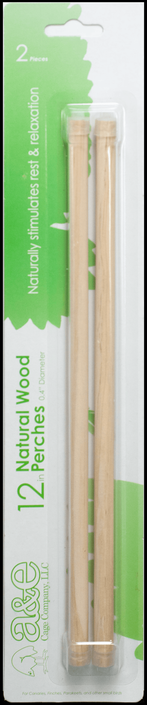 A&E Natural Wood Perches - New York Bird Supply