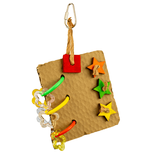 A&E Paperback Peck-a-Page Bird Toy - New York Bird Supply