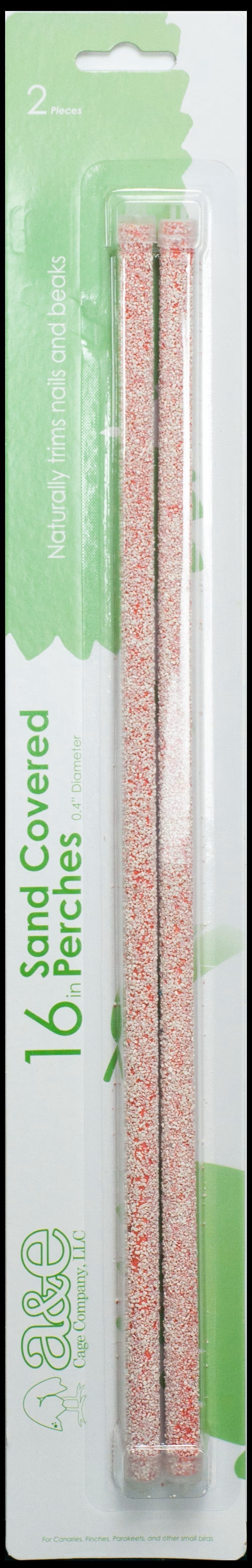 A&E Sand Covered Perches - New York Bird Supply