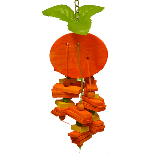 A&E Small Orange Bird Toy - New York Bird Supply