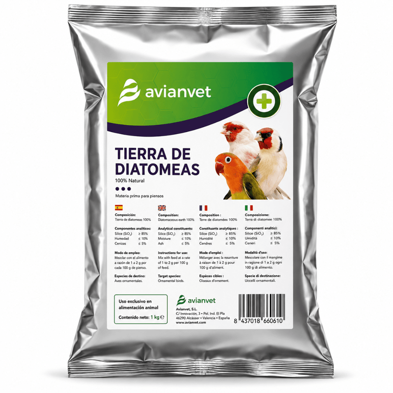 Avianvet Diatomaceous Land 1kg - New York Bird Supply