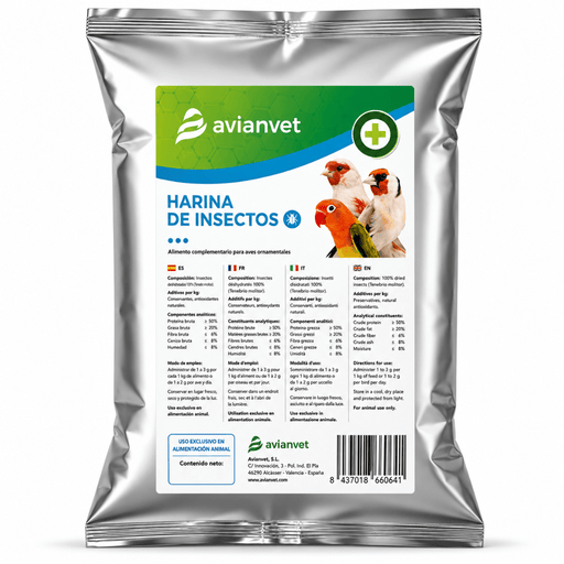 Avianvet Harina De Insectos (Insect Meal) 500 g - New York Bird Supply