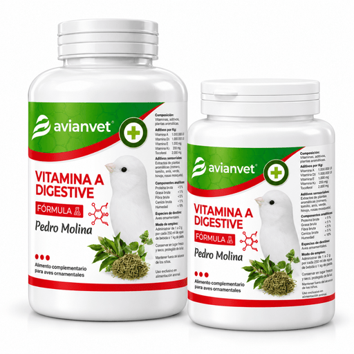 Avianvet Vitamin A Digestive "Pedro Molina" - New York Bird Supply