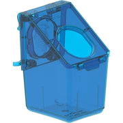Copele Pigeon feeder 1 Hole Int/Ext Blue translucid - New York Bird Supply