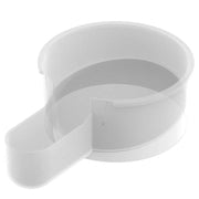 Copele Plastic Drinker / Feeder for Birds White with Support - New York Bird Supply