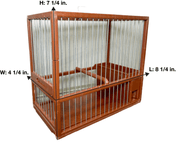 Copele Songbird Cage Brown - New York Bird Supply