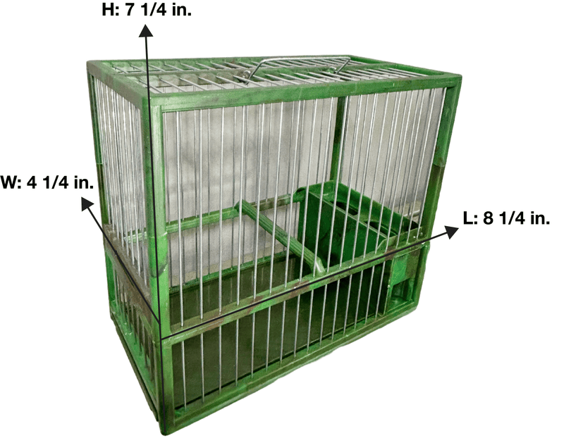 Copele Songbird Cage Green - New York Bird Supply