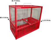 Copele Songbird Cage Red - New York Bird Supply