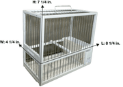 Copele Songbird Cage White - New York Bird Supply