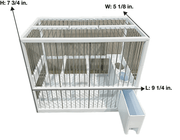 Copele Songbird Cage White - New York Bird Supply