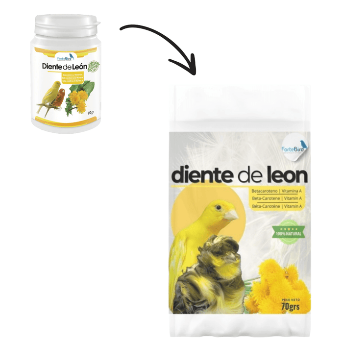 ForteBird Diente de León 70g (Dandelion Powder) - New York Bird Supply