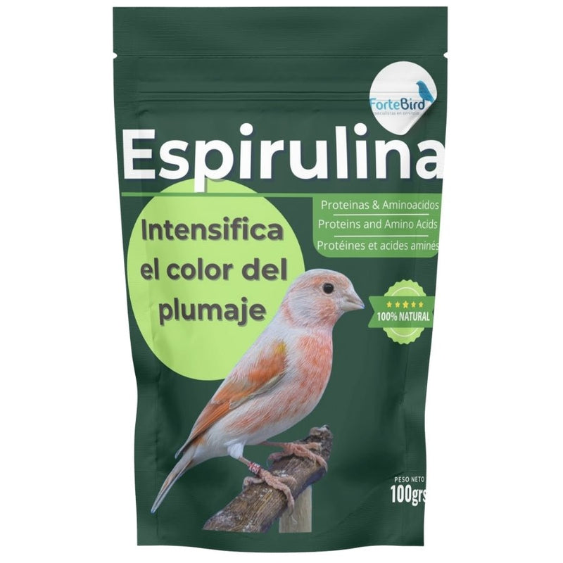 ForteBird Espirulina 100g (Spirulina) - New York Bird Supply