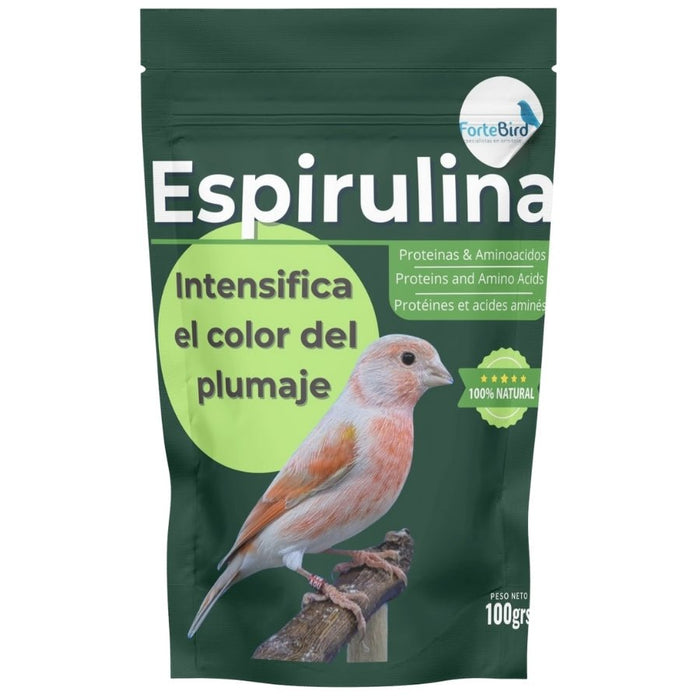 ForteBird Espirulina 100g (Spirulina) - New York Bird Supply